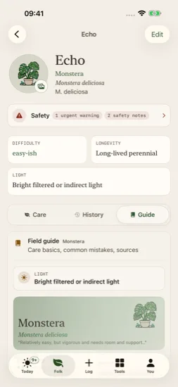 Echo's current Monstera species guide with care basics and sources
